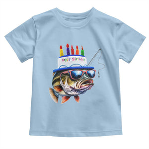 Bass Fishing Birthday Toddler T Shirt Fish Party Theme