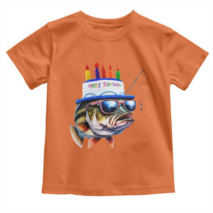 Bass Fishing Birthday Toddler T Shirt Fish Party Theme