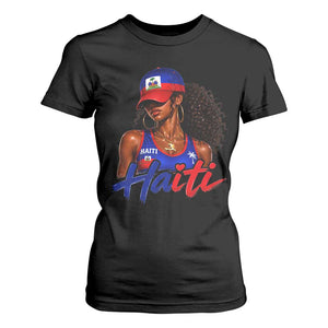 Haitian Girl T Shirt For Women Melanin Black Girls Haiti Flag Proud Haitienne TS10 Black Print Your Wear