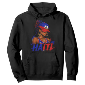 Haitian Princess Hoodie Haiti Flag Haitienne Melanin Black Girls TS10 Black Print Your Wear