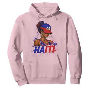 Haitian Princess Hoodie Haiti Flag Haitienne Melanin Black Girls TS10 Light Pink Print Your Wear