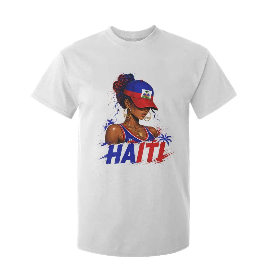 Haitian Princess T Shirt For Kid Haiti Flag Haitienne Melanin Black Girls TS10 White Print Your Wear