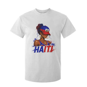 Haitian Princess T Shirt For Kid Haiti Flag Haitienne Melanin Black Girls TS10 White Print Your Wear