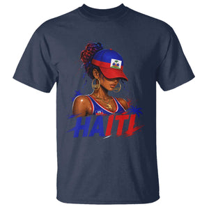 Haitian Princess T Shirt Haiti Flag Haitienne Melanin Black Girls TS10 Navy Print Your Wear