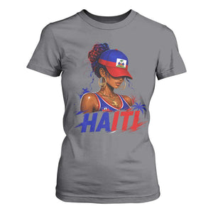 Haitian Princess T Shirt For Women Haiti Flag Haitienne Melanin Black Girls TS10 Charcoal Print Your Wear