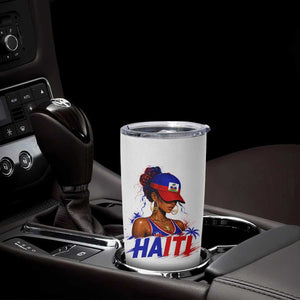 Haitian Princess Tumbler Cup Haiti Flag Haitienne Melanin Black Girls TS10 Print Your Wear