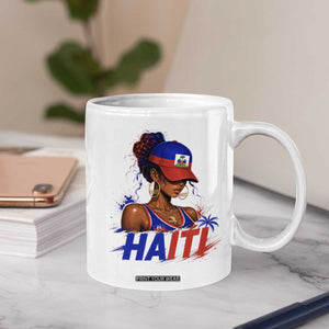 Haitian Princess Coffee Mug Haiti Flag Haitienne Melanin Black Girls TS10 Print Your Wear