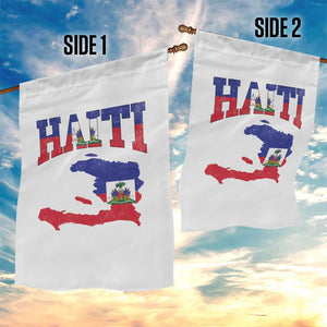 Haiti Pride Garden Flag Retro Vintage Haitian Flag Map Pride Graphic TS10 Print Your Wear