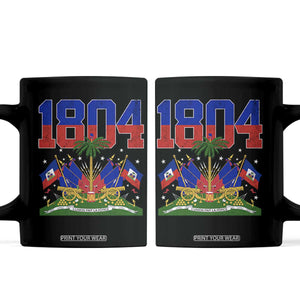 Haitian Revolution 1804 Coffee Mug Haiti Flag Independence Day Haitian Graphic TS10 Black Print Your Wear