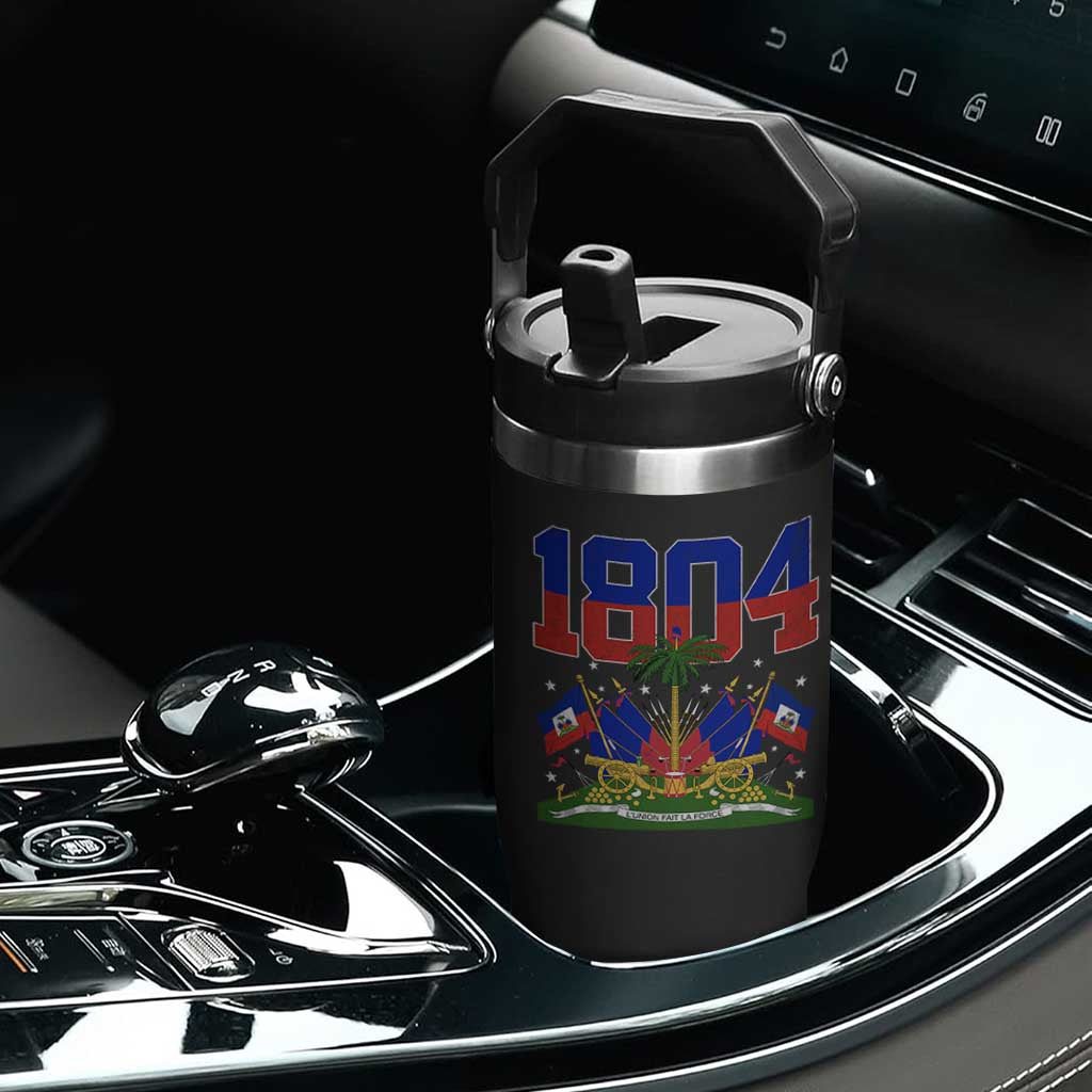 Haitian Revolution 1804 Flip Straw Tumbler Haiti Flag Independence Day Haitian Graphic TS10 Print Your Wear