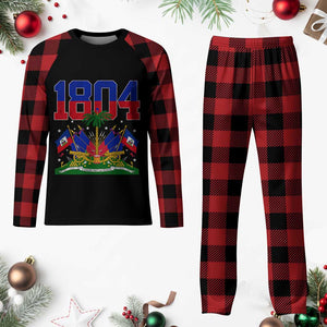 Haitian Revolution 1804 Plaid Pajama Set Haiti Flag Independence Day Haitian Graphic TS10 Buffalo Plaid Print Your Wear