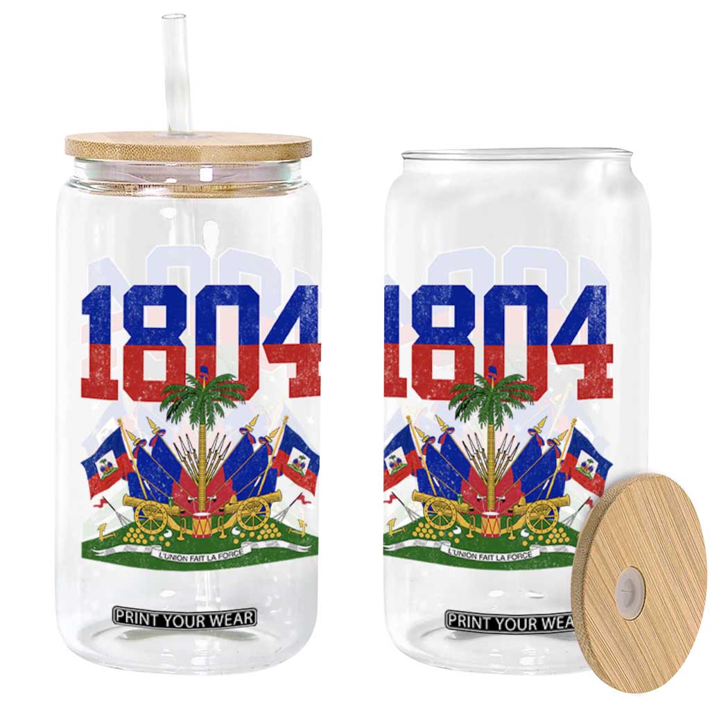 Haitian Revolution 1804 Glass Can Haiti Flag Independence Day Haitian Graphic TS10 Print Your Wear