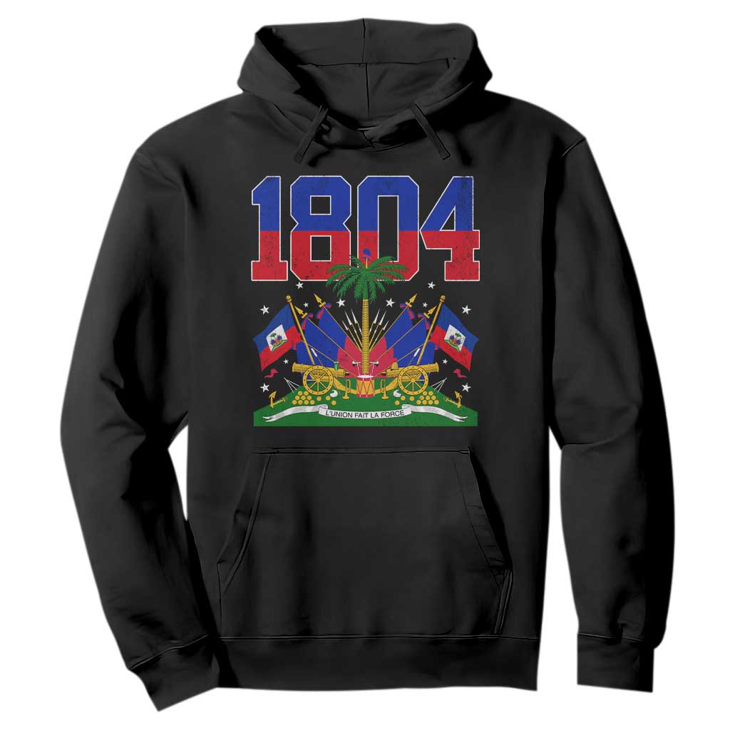 Haitian Revolution 1804 Hoodie Haiti Flag Independence Day Haitian Graphic TS10 Black Print Your Wear