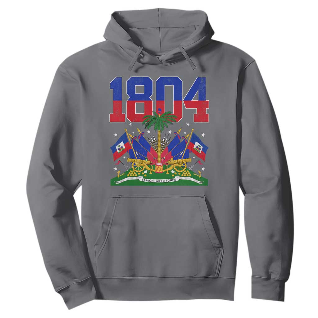 Haitian Revolution 1804 Hoodie Haiti Flag Independence Day Haitian Graphic TS10 Charcoal Print Your Wear