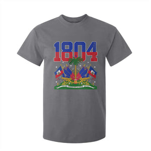 Haitian Revolution 1804 T Shirt For Kid Haiti Flag Independence Day Haitian Graphic TS10 Charcoal Print Your Wear