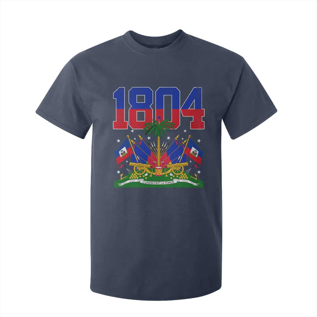 Haitian Revolution 1804 T Shirt For Kid Haiti Flag Independence Day Haitian Graphic TS10 Navy Print Your Wear