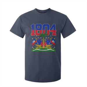 Haitian Revolution 1804 T Shirt For Kid Haiti Flag Independence Day Haitian Graphic TS10 Navy Print Your Wear