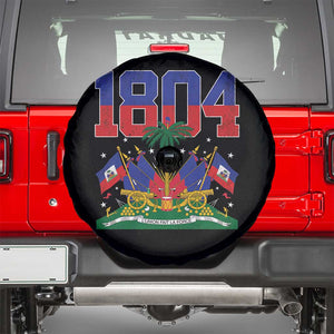 Haitian Revolution 1804 Spare Tire Cover Haiti Flag Independence Day Haitian Graphic TS10 Black Print Your Wear