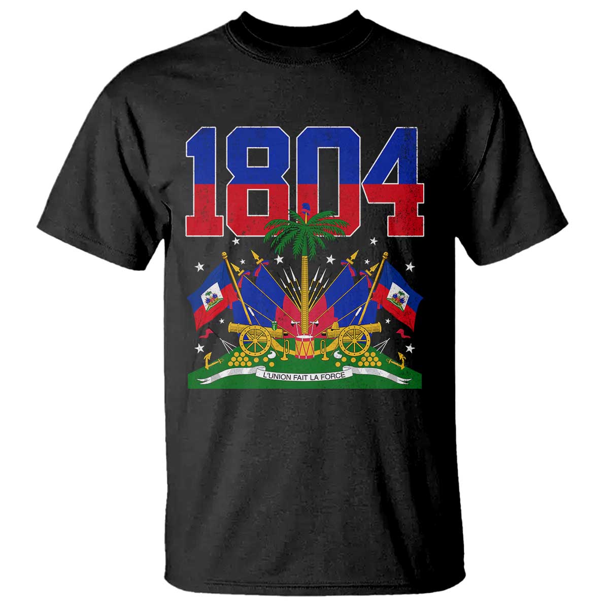 Haitian Revolution 1804 T Shirt Haiti Flag Independence Day Haitian Graphic TS10 Black Print Your Wear