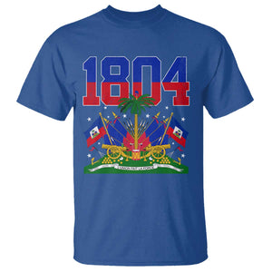 Haitian Revolution 1804 T Shirt Haiti Flag Independence Day Haitian Graphic TS10 Royal Blue Print Your Wear