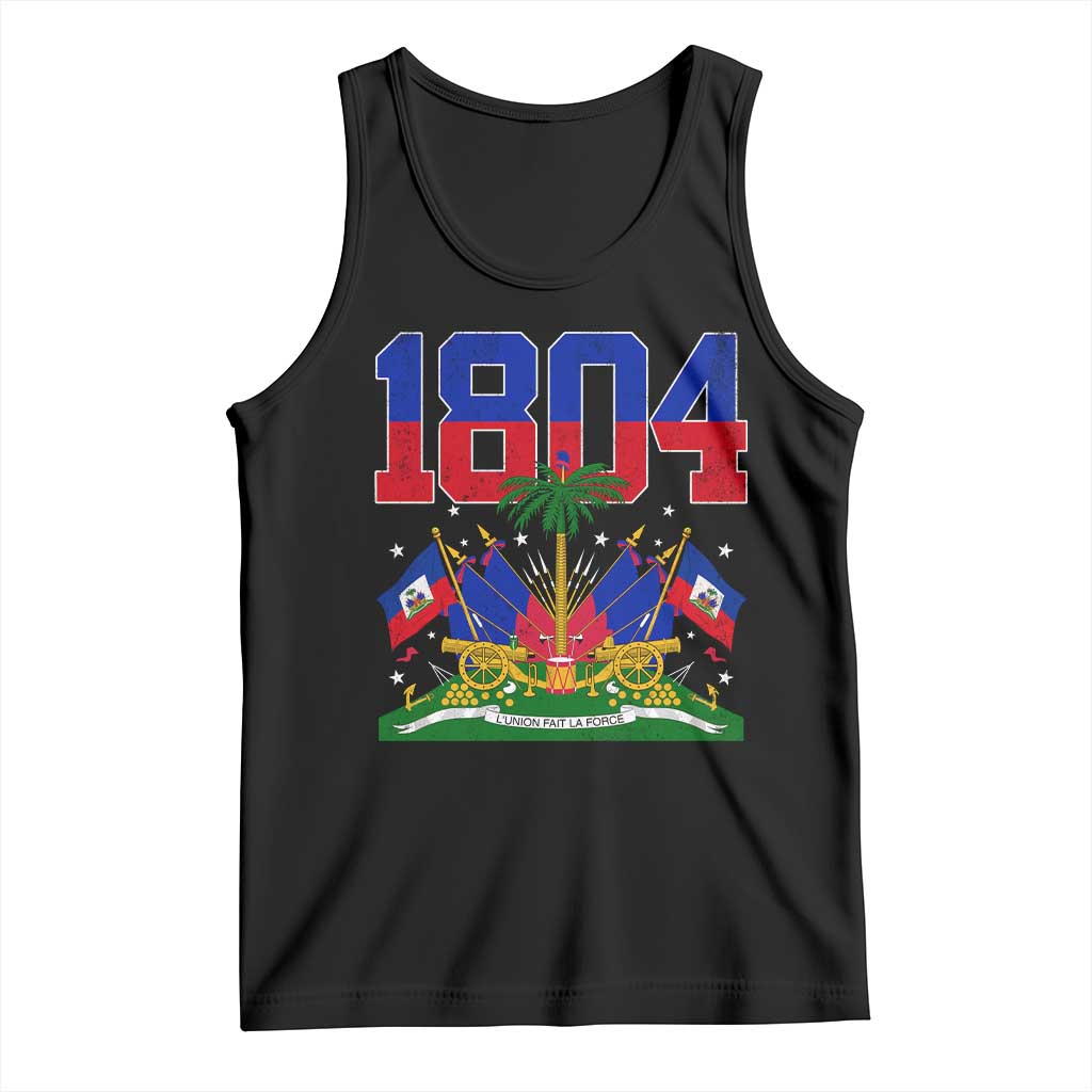 Haitian Revolution 1804 Tank Top Haiti Flag Independence Day Haitian Graphic TS10 Black Print Your Wear