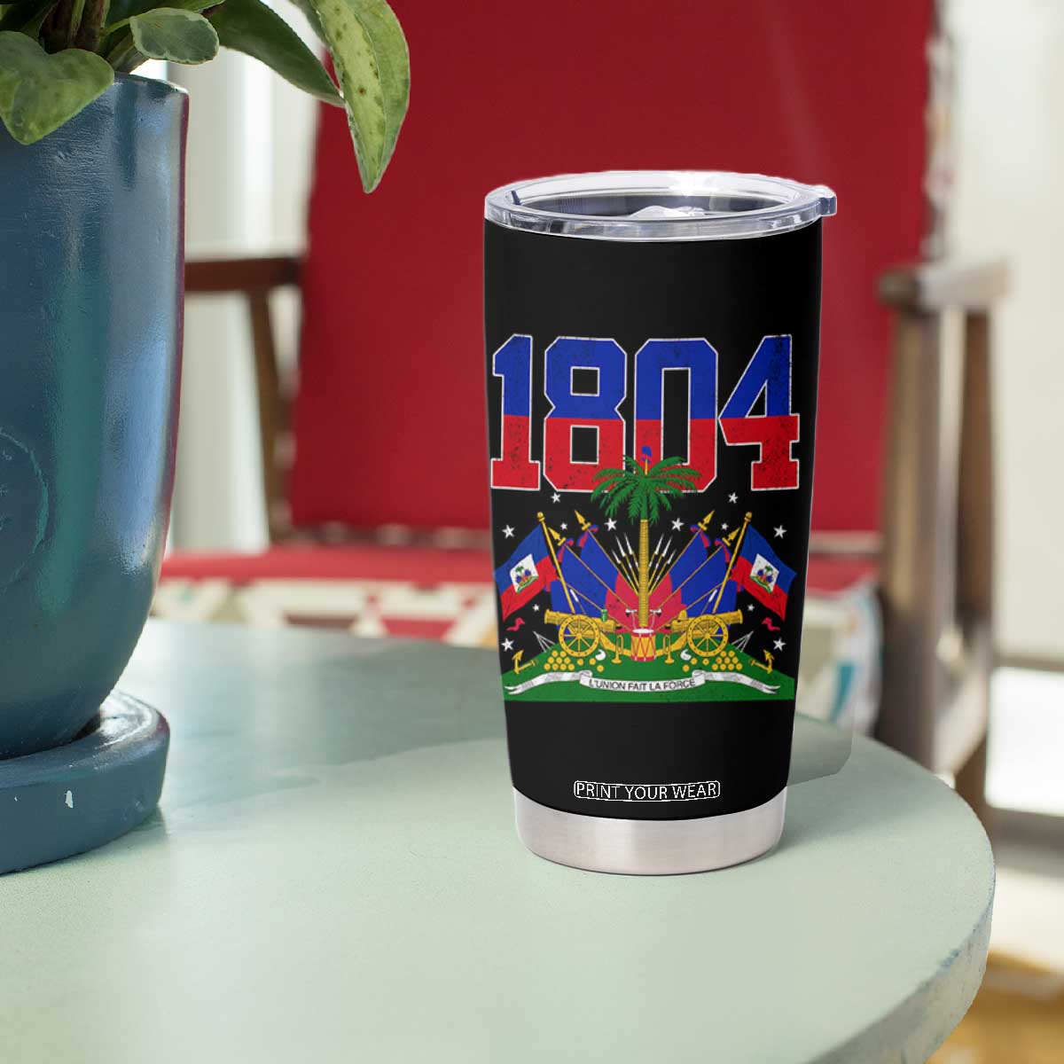Haitian Revolution 1804 Tumbler Cup Haiti Flag Independence Day Haitian Graphic TS10 Print Your Wear