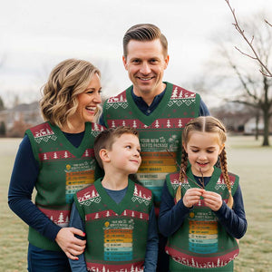 Funny Retirement Gift V-Neck Knit Sweater Vest New Benefits Package Retro Retired 2026 TS10 Red Green Print Your Wear