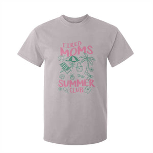 Retro Tired Moms Summer Club T Shirt For Kid Funny Mama Beach Vacation Gift