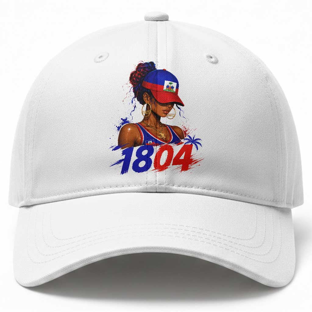 Haitian Revolution 1804 Baseball Cap Haiti Flag Independence Day Haitian Girl Graphic TS10 Print Your Wear