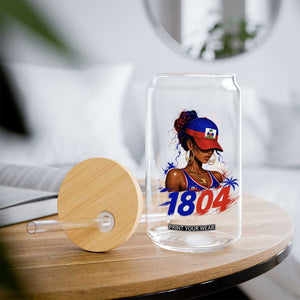 Haitian Revolution 1804 Glass Can Haiti Flag Independence Day Haitian Girl Graphic TS10 Print Your Wear