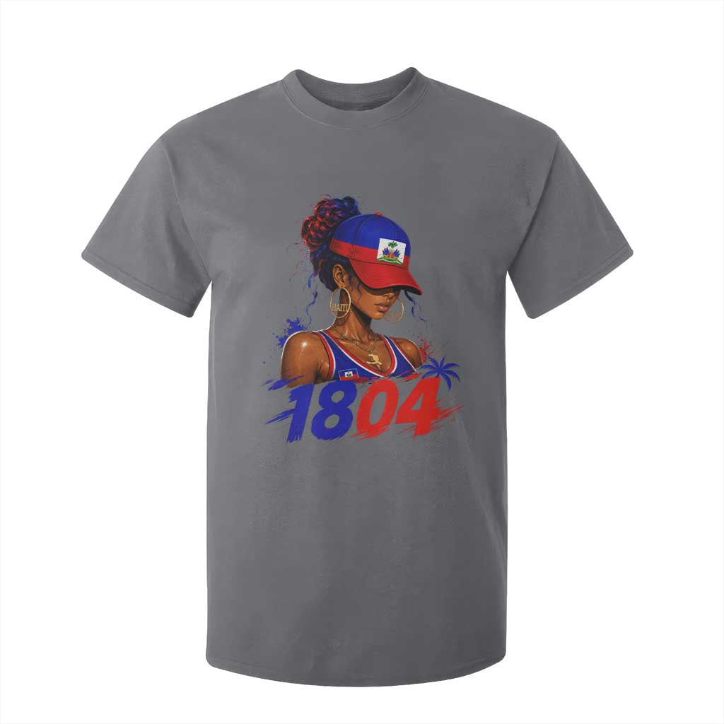 Haitian Revolution 1804 T Shirt For Kid Haiti Flag Independence Day Haitian Girl Graphic TS10 Charcoal Print Your Wear