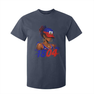 Haitian Revolution 1804 T Shirt For Kid Haiti Flag Independence Day Haitian Girl Graphic TS10 Navy Print Your Wear