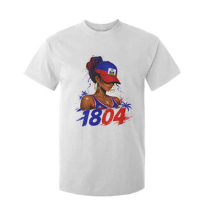 Haitian Revolution 1804 T Shirt For Kid Haiti Flag Independence Day Haitian Girl Graphic TS10 White Print Your Wear