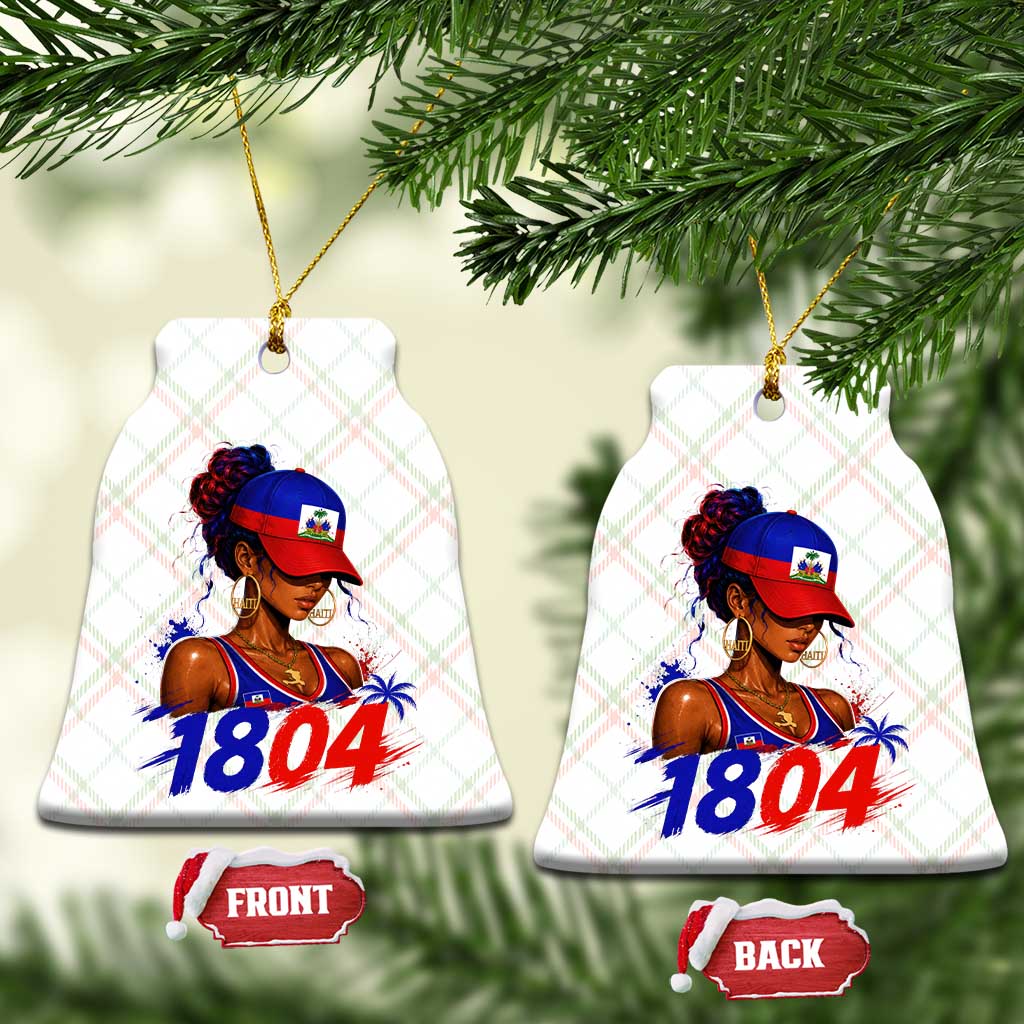 Haitian Revolution 1804 Ceramic Ornament Haiti Flag Independence Day Haitian Girl Graphic TS10 Print Your Wear