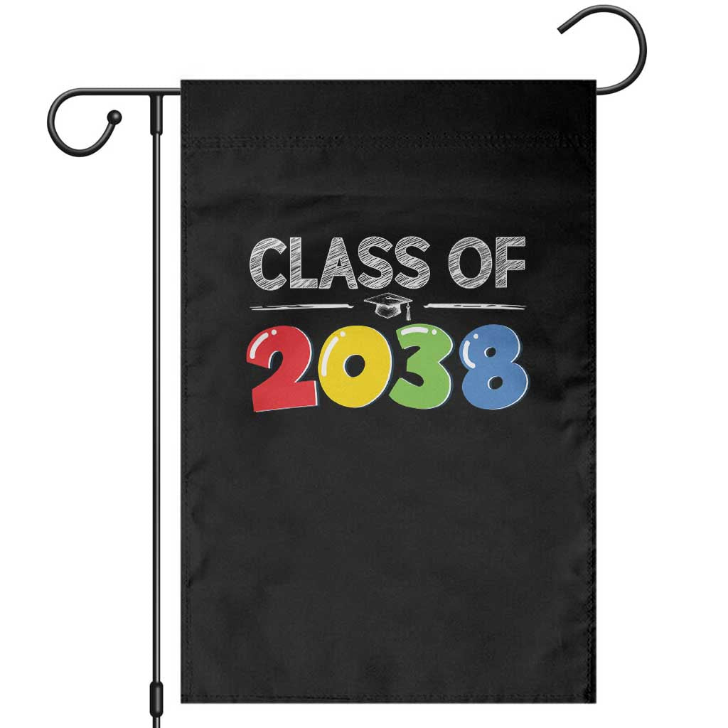 Class of 2038 Garden Flag Grow With Me Kindergarten TS10 Black Print Your Wear