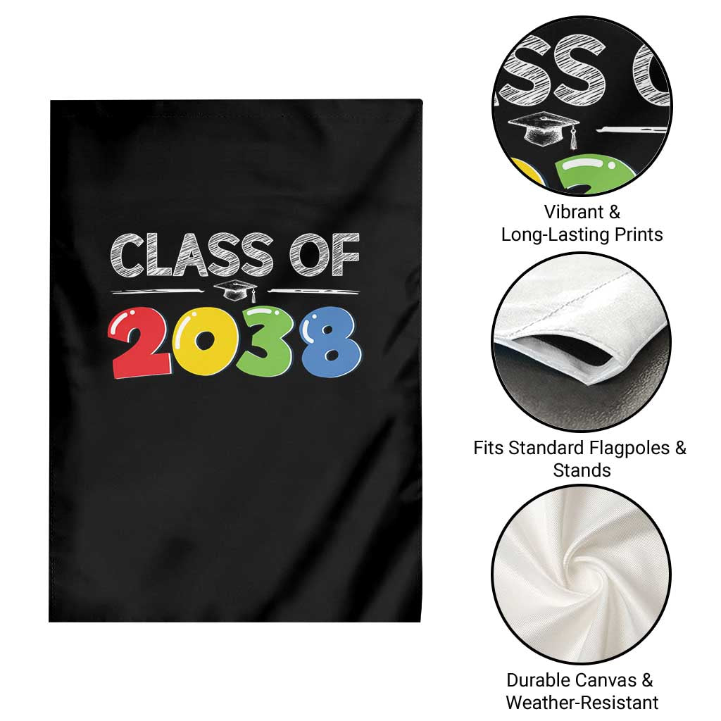Class of 2038 Garden Flag Grow With Me Kindergarten TS10 Print Your Wear