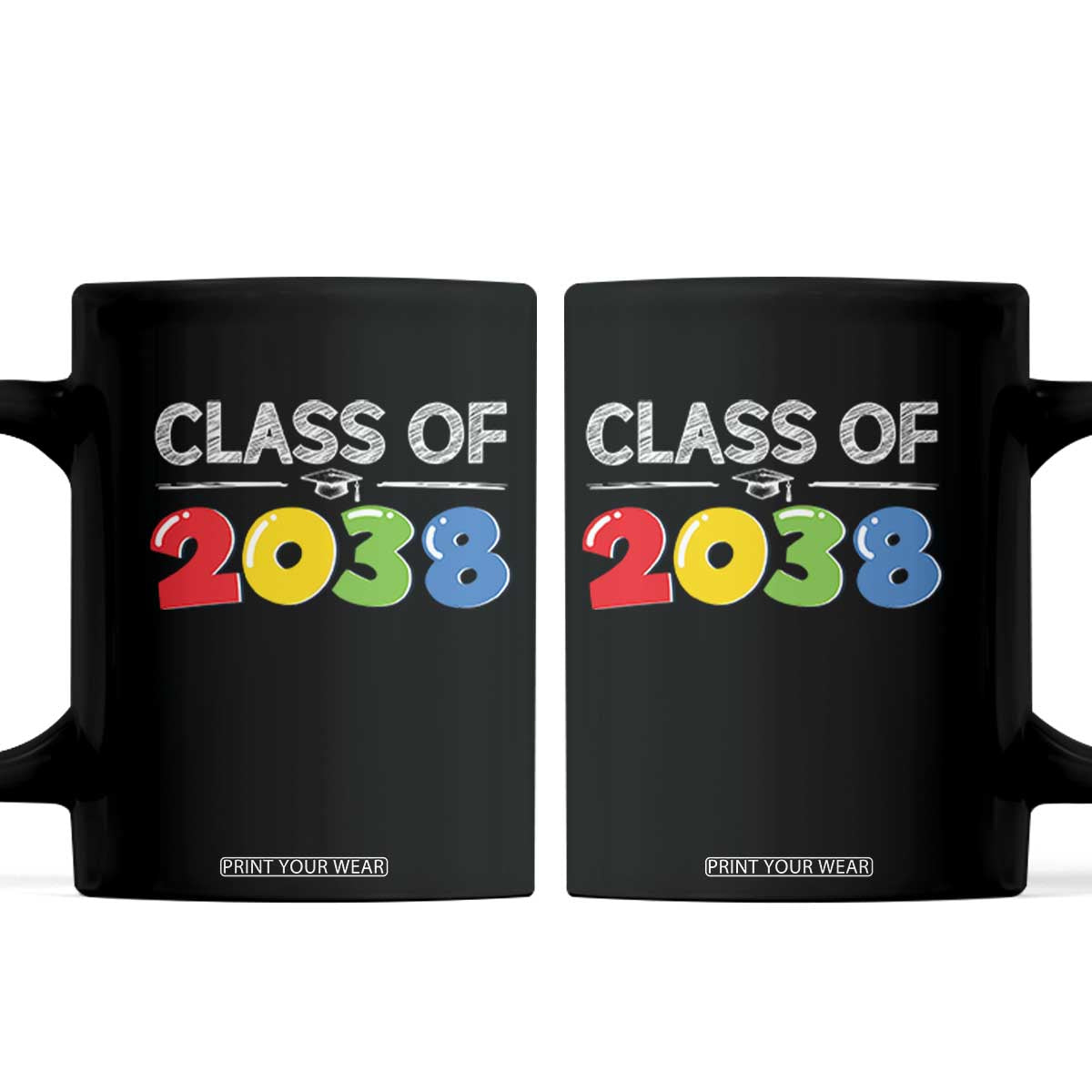 Class of 2038 Coffee Mug Grow With Me Kindergarten TS10 Black Print Your Wear