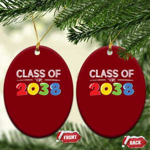 Class of 2038 Ceramic Ornament Grow With Me Kindergarten TS10 Print Your Wear