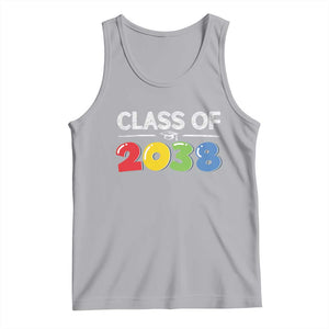 Class of 2038 Tank Top Grow With Me Kindergarten TS10 Athletic Heather Print Your Wear