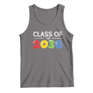 Class of 2038 Tank Top Grow With Me Kindergarten TS10 Deep Heather Print Your Wear