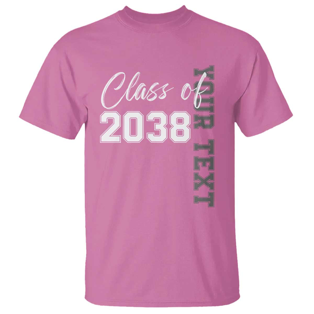 Personalized Class of 2038 T Shirt Custom Name Grow With Me Count Down Graduating TS10 Azalea Print Your Wear