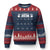 Class of 2038 Grow With Me Ugly Christmas Sweater Handprint Pre-K to 12th Grade Graduation TS10 Navy Red Print Your Wear