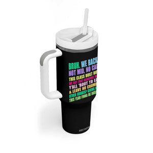 Funny Bruh We Back To School Tumbler With Handle Gen A Slang Happy First Day Of School TS10 Print Your Wear