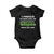 Funny Bruh Back To School Baby Onesie Here We Go Again Happy First Day Of School TS10 Black Print Your Wear