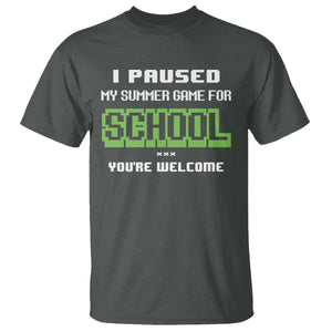 Funny Bruh Back To School T Shirt Here We Go Again Happy First Day Of School TS10 Dark Heather Print Your Wear
