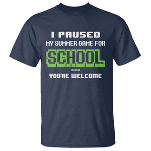 Funny Bruh Back To School T Shirt Here We Go Again Happy First Day Of School TS10 Navy Print Your Wear