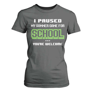 Funny Bruh Back To School T Shirt For Women Here We Go Again Happy First Day Of School TS10 Dark Heather Print Your Wear