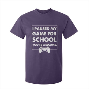 Funny Gamer Back to School T Shirt For Kid Funny Boys Video Gaming TS10 Purple Print Your Wear
