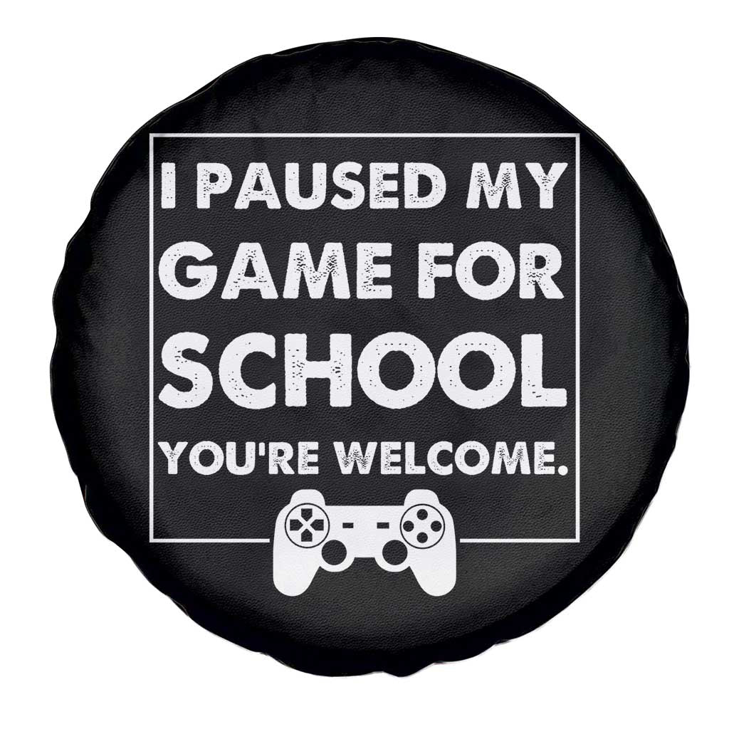 Funny Gamer Back to School Spare Tire Cover Funny Boys Video Gaming TS10 Print Your Wear