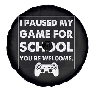 Funny Gamer Back to School Spare Tire Cover Funny Boys Video Gaming TS10 Print Your Wear